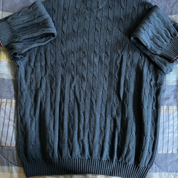 Tommy Hilfiger Fall Ski Sweater Blue 3XL New With Tags - Picture 2 of 5